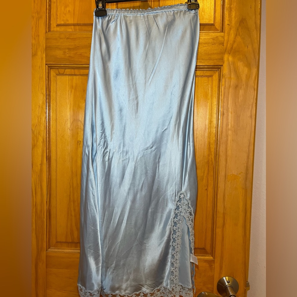 Fillyboo, Silk, Skirt, Light Blue - Picture 8 of 11